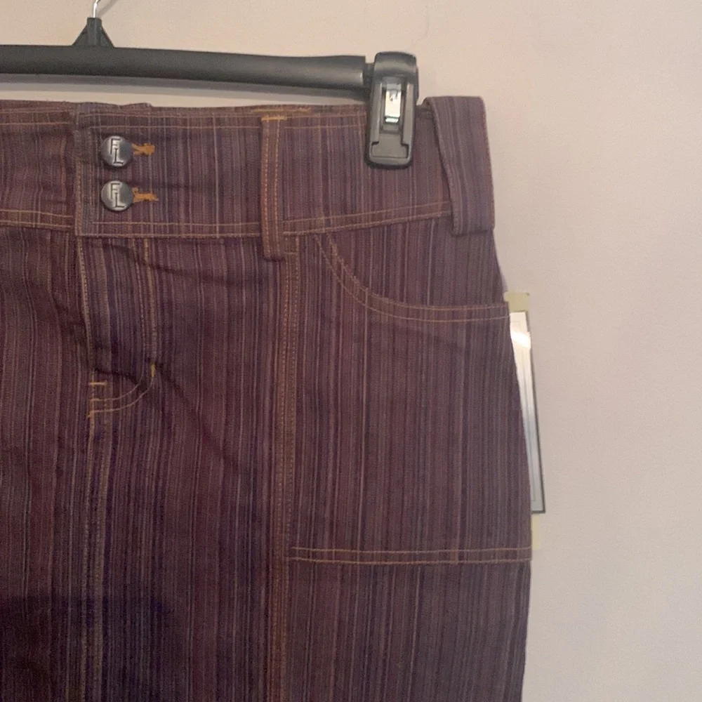 NWT F.L. Jeans long skirt with stretch size 9/10 - Picture 4 of 16